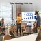 Mobile TV Stand for 23-60 Inch LCD LED Flat/Curved Panel Screen TVs, Tilt TV Cart Holds up to 88Lbs Portable Stand with Laptop Shelf Rolling Floor Max VESA 400x400mm